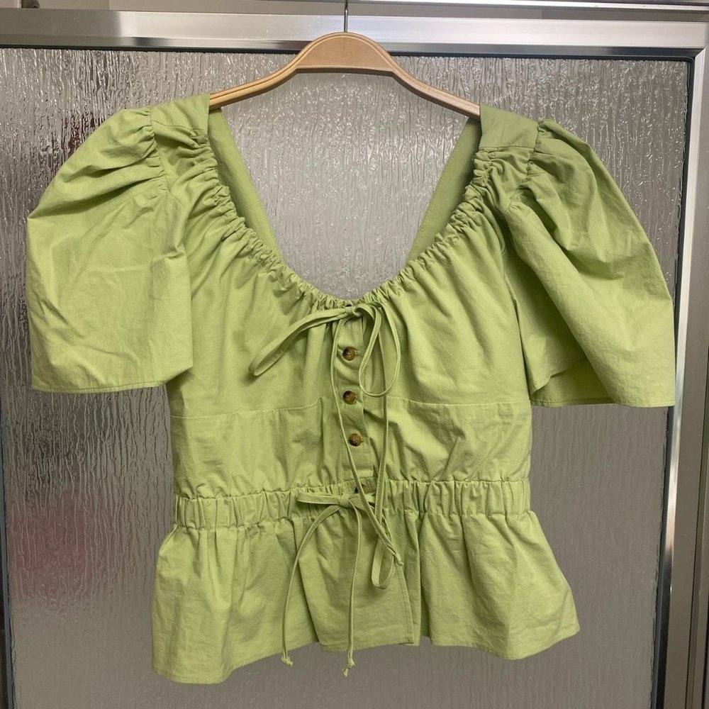 ciao lucia's puff sleeve blouse